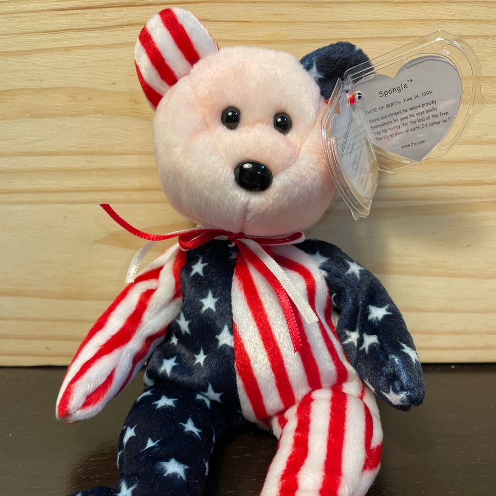 Spangle, pink version, 1999 TY Beanie Babies// 3/$38
